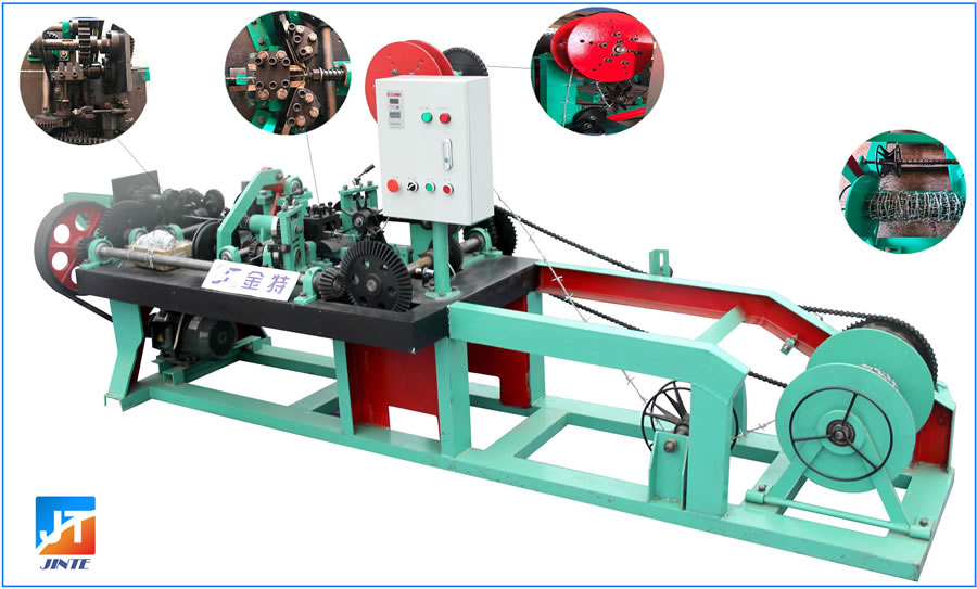 Single wire and double barbed wire making machine factory